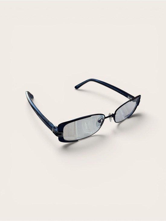 Fendi Accessories - Fendi Navy Metal-Acetate Eyeglasses
Frames Mod F944 DEMO LENSES